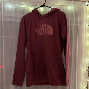 North face Pink Hoodie - L